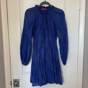 Oliphant Royal Blue Long Sleeve Dress